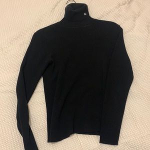ralph lauren black turtleneck sweater. size small. 100% cotton